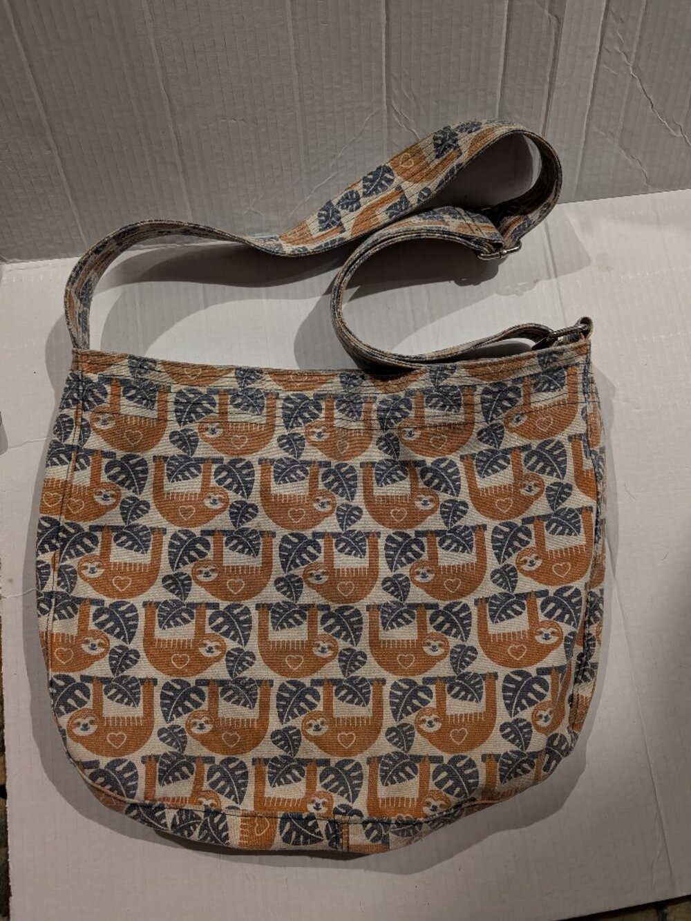Bungalow 360 Sloth Crossbody Canvas purse